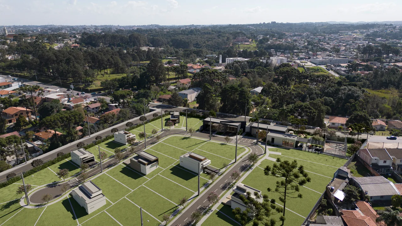 Lote em condomínio fechado com 313 m² privativos-