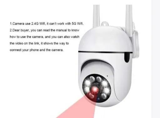 Câmera Visão Noturna Wifi 360 Graus - Foto 2