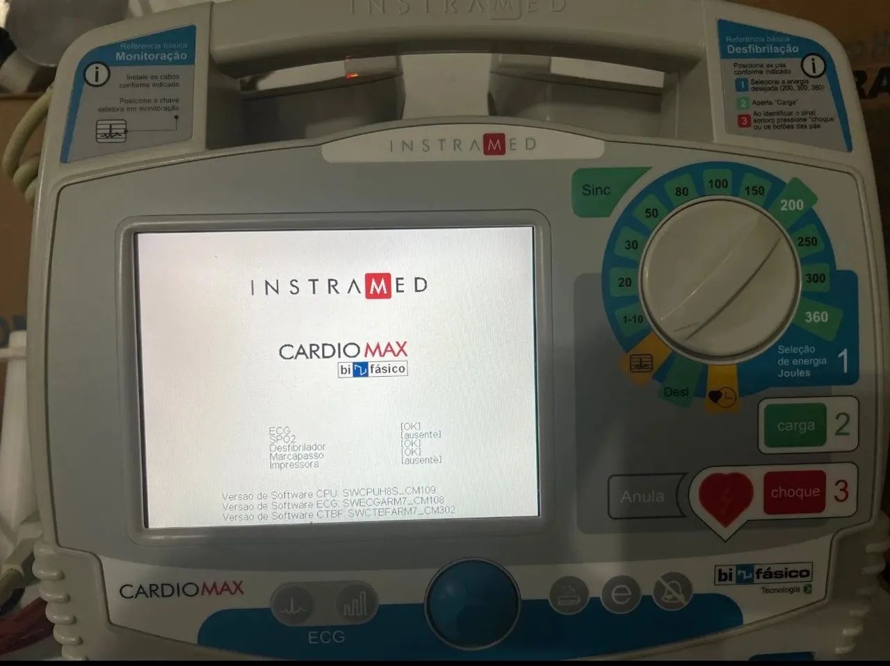 Cardioversor Instramed Cardiomax Revisado  - Foto 2