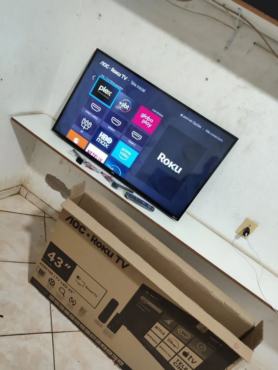 TVS 43 POLEGADA SMART NA CAIXA LACRADA NOVA FAÇO ENTREGA DEIXO INSTALADA NA SUA CASA - Foto 5