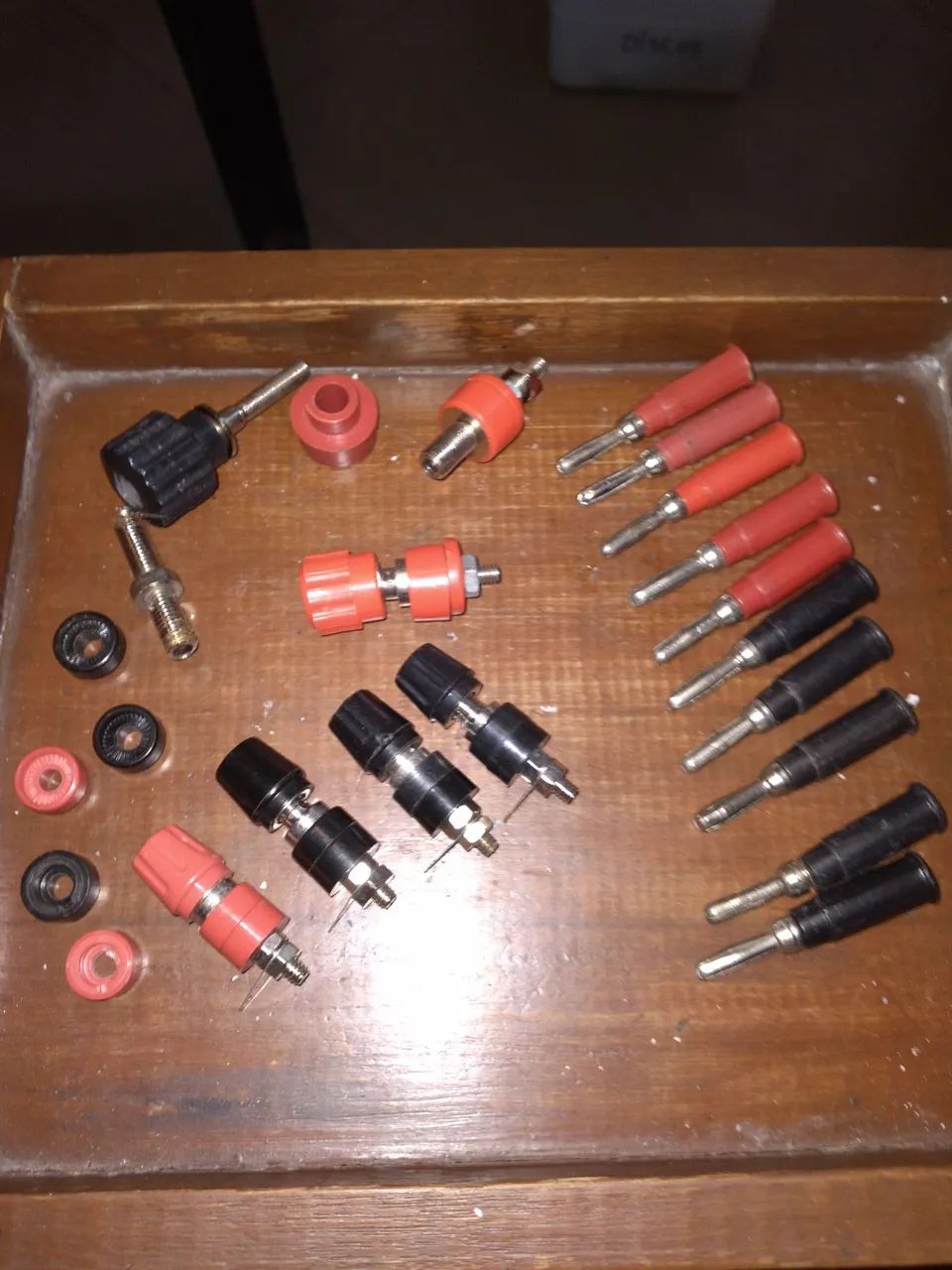 Bornes para potência e plug pontas