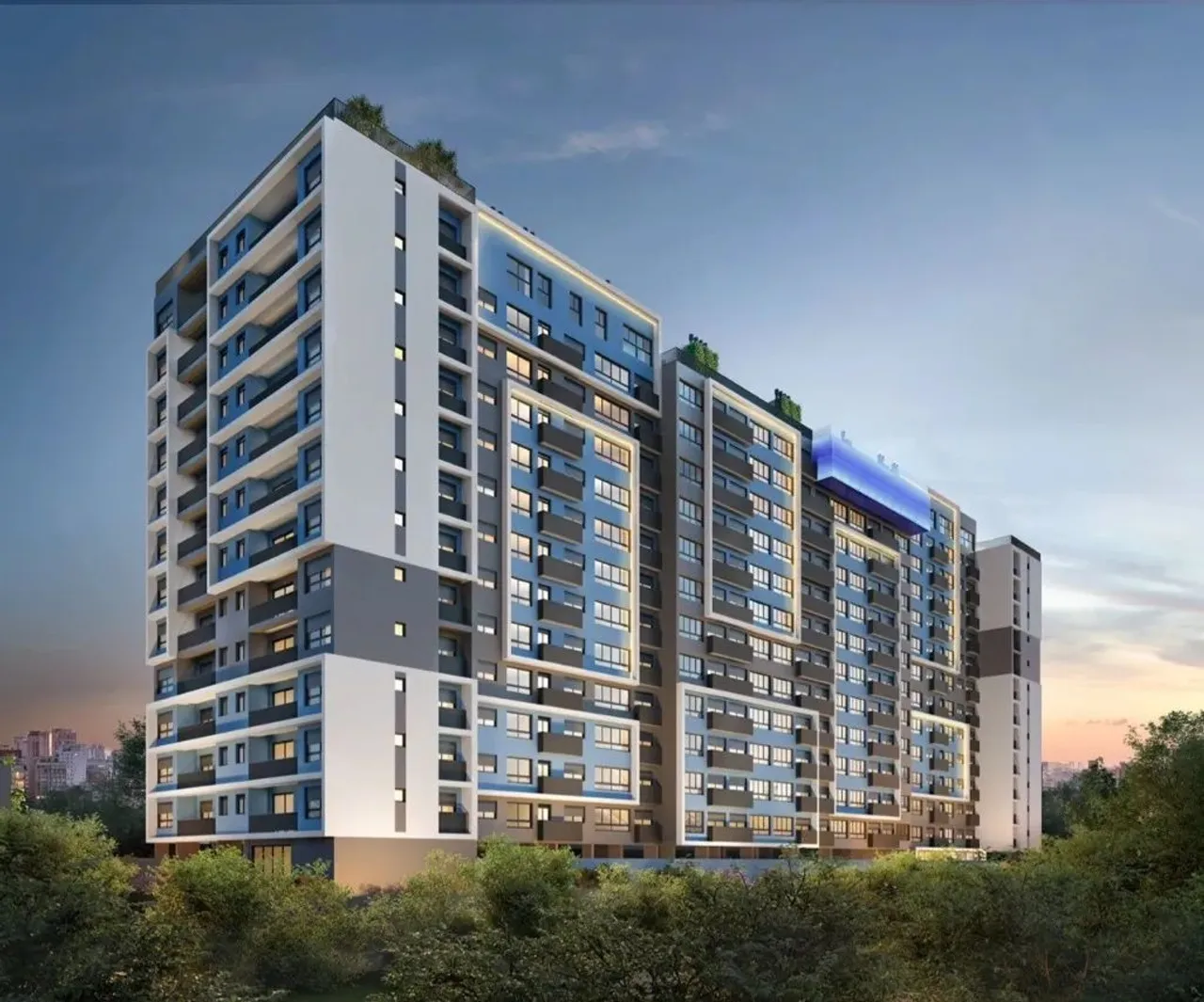 LOFT em andar alto, linda vista panorâmica e com opção de VAGA DE GARAGEM no GO CIDADE BAI