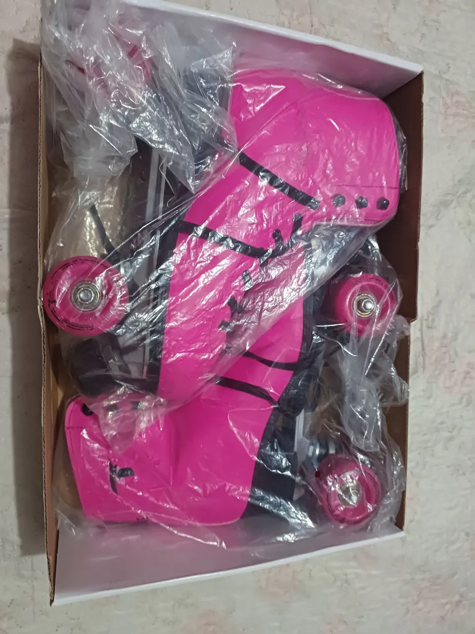 Patins Bellaz Traxart Rosa quad