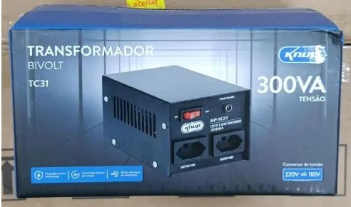 Transformador de Voltagem Knup KP-TC31 300VA Bivolt 