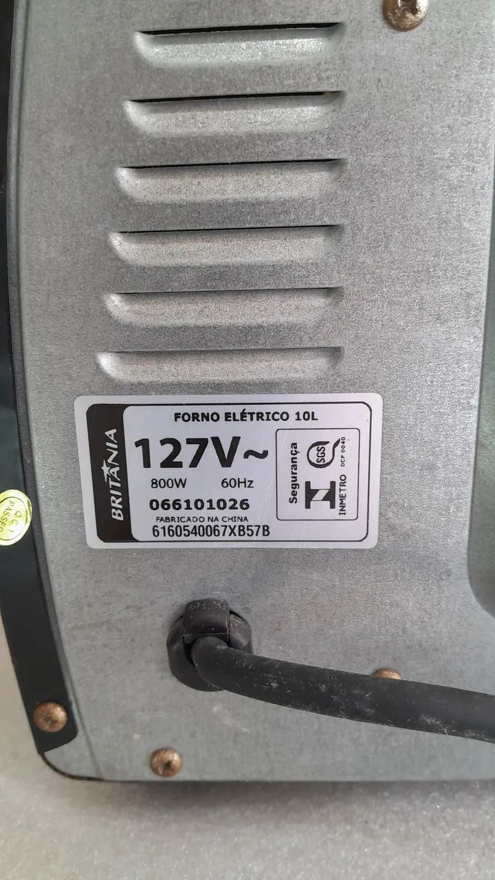 Forno Elétrico Britânia 10 Litros, 110 volts - Foto 3