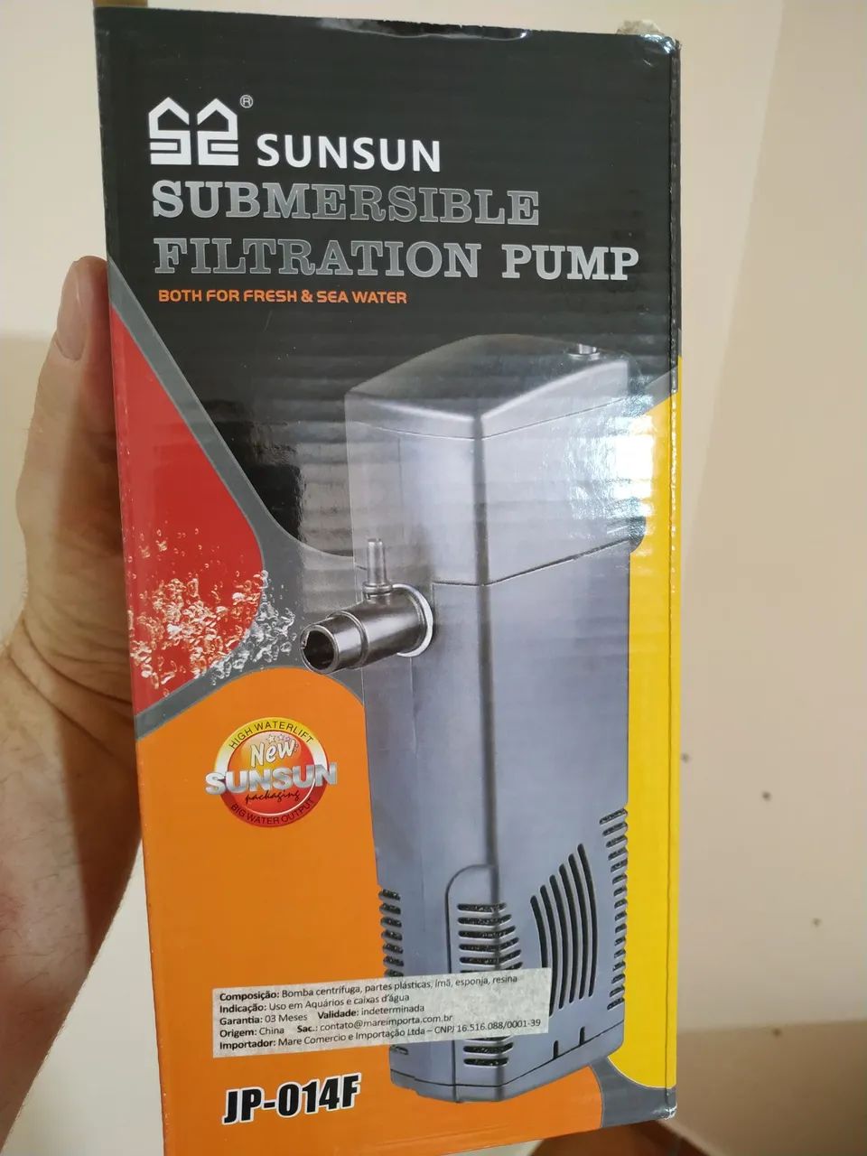 Bomba Submersível para Aquário Sunsun JP-014F