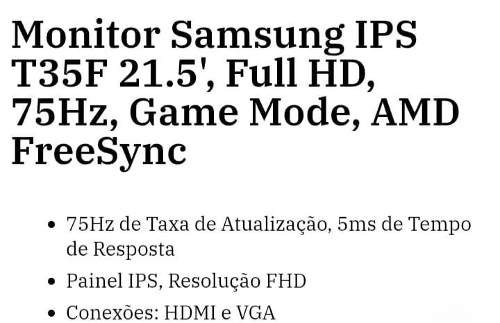 Monitor Samsung Gaming 64208801970305123