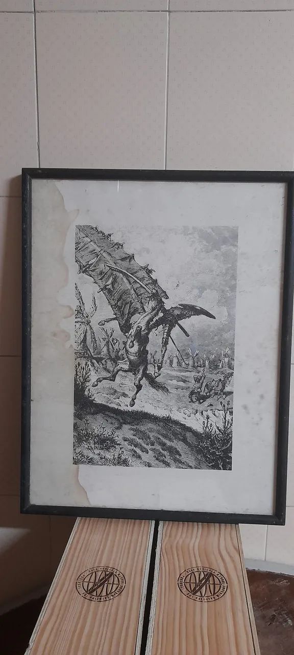 Quadros com gravuras, precisam de limpeza  - Foto 3