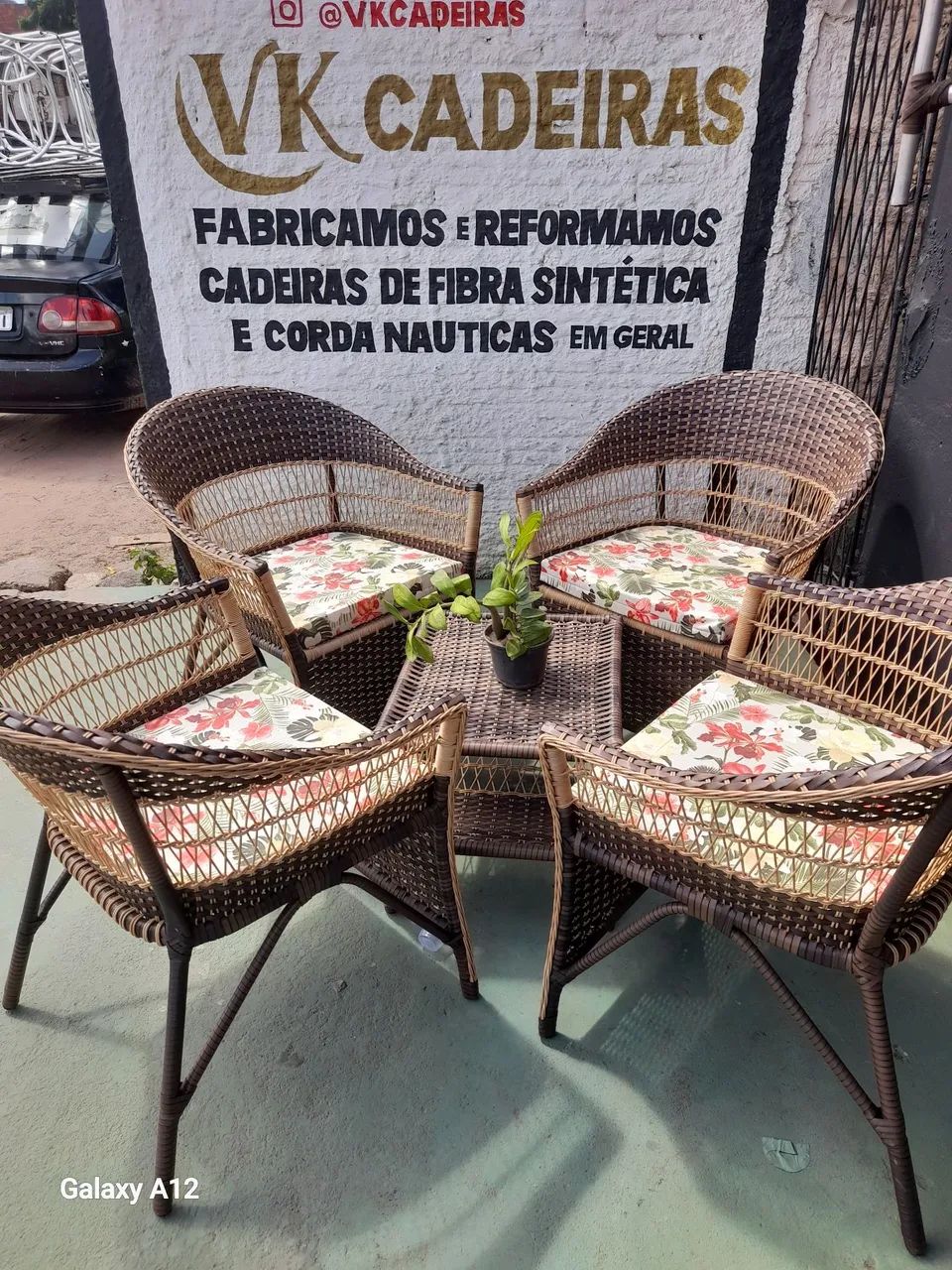 Conjunto de cadeiras e mesa para área externa - Foto 3