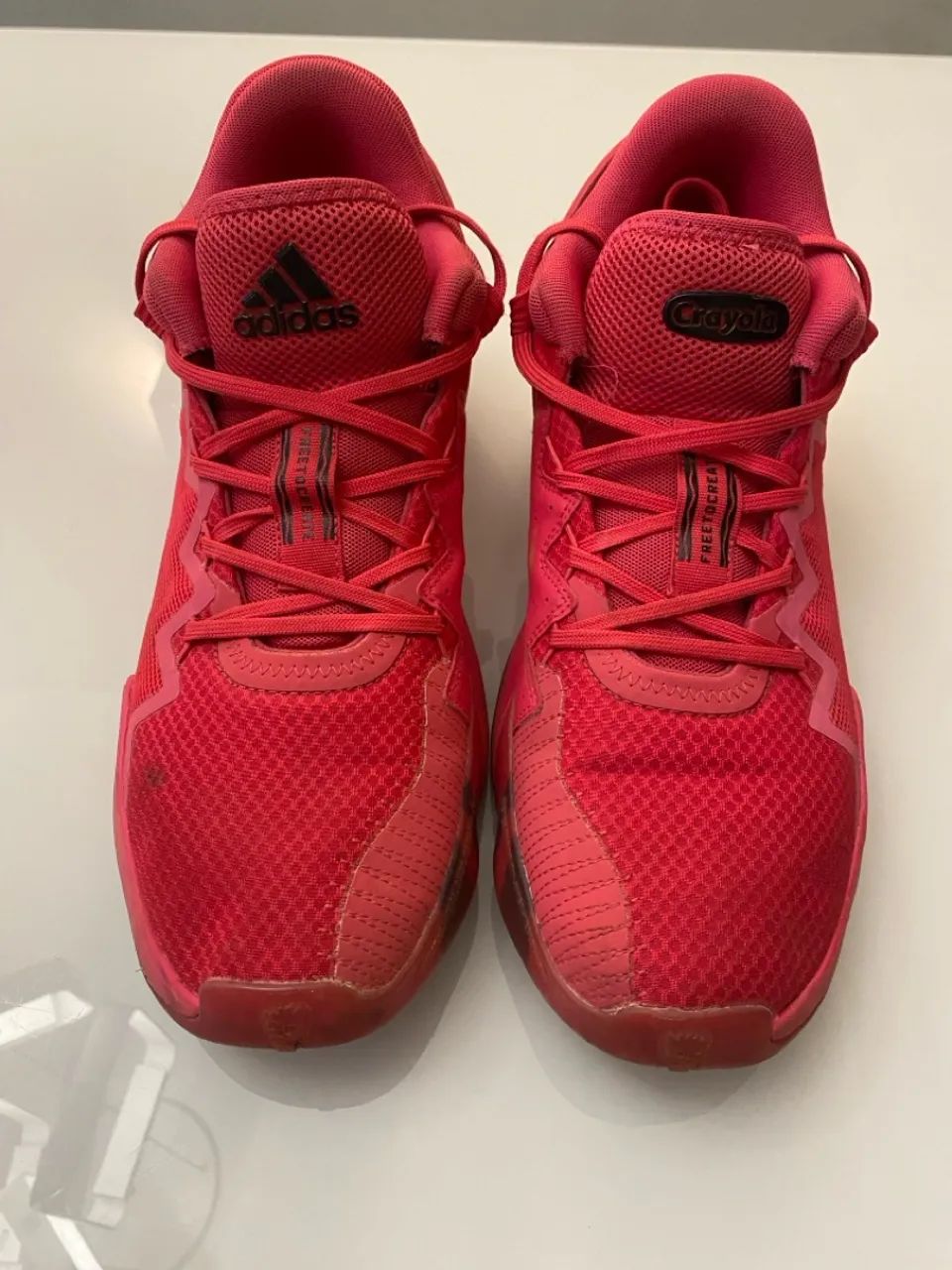 Tênis Adidas 44 Donovan Mitchell Issue 2 Vermelho e Preto  - Foto 6
