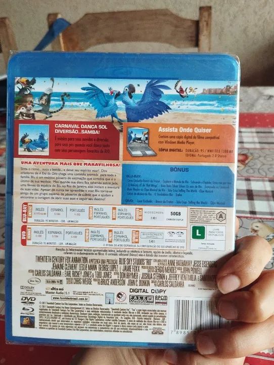 Rio - Blu-Ray + DVD - Novo - Foto 2