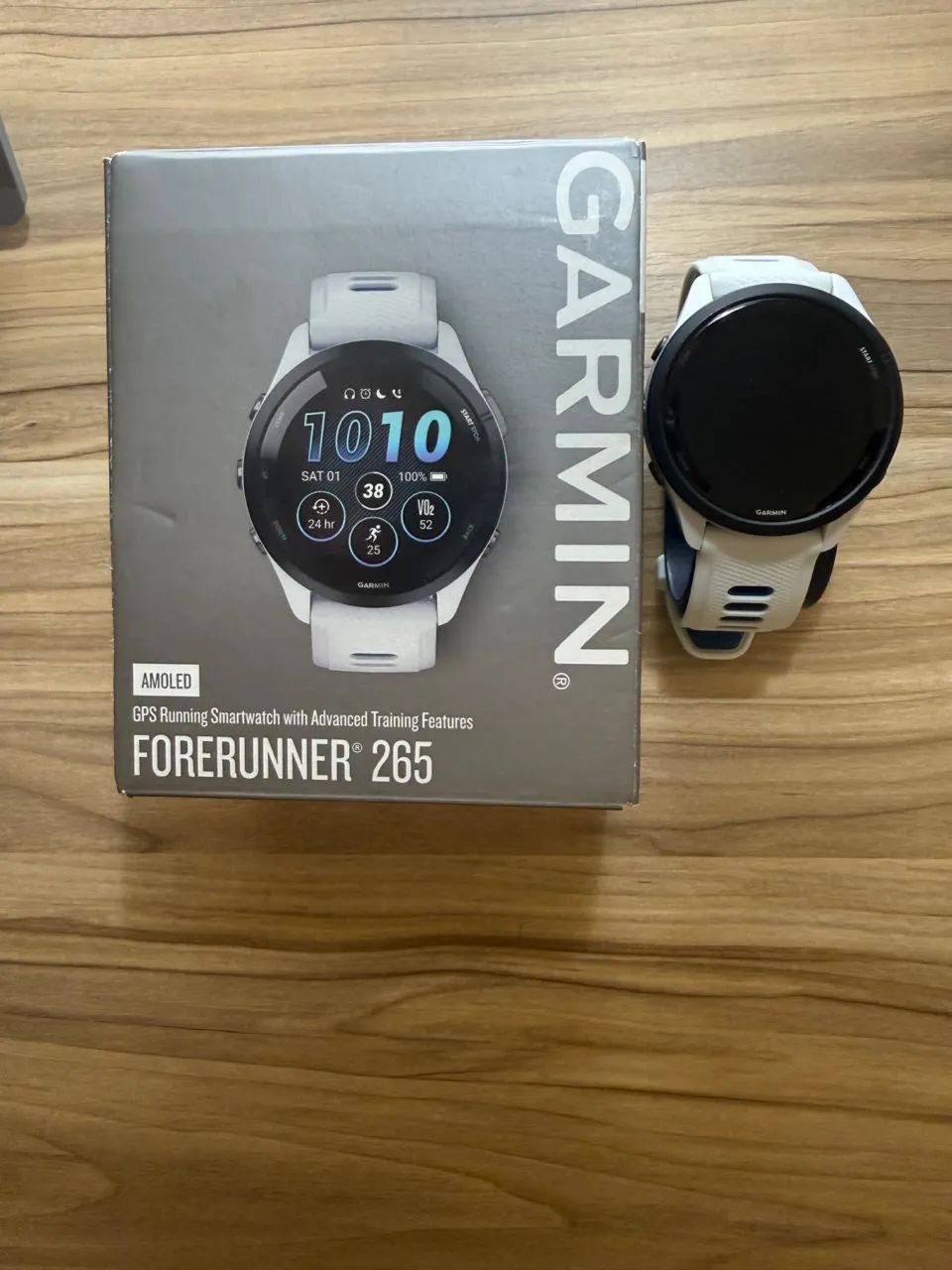 Relógio Monitor Cardíaco Garmin Forerunner 265 Amoled Branco  - Foto 3