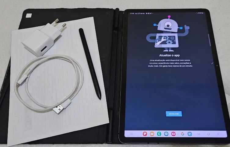 Tablet Galaxy Tab S7 11" 4G 256GB, 8GB Ram, S Pen, GPS, Wi-Fi, Novíss, Nota, Troco! - Foto 5