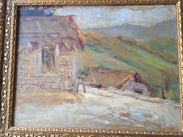 Quadro pintado por Gino Bruno, anterior à 1918, segundo informação familiar. - Foto 5