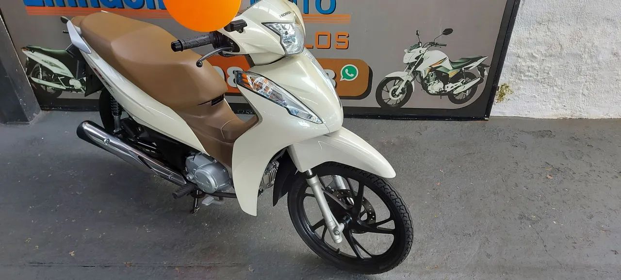 BIZ 125 2023 BRANCO CARAMELO $18500 NOVISSIMA LINDOMAR MOTOS  - Foto 3