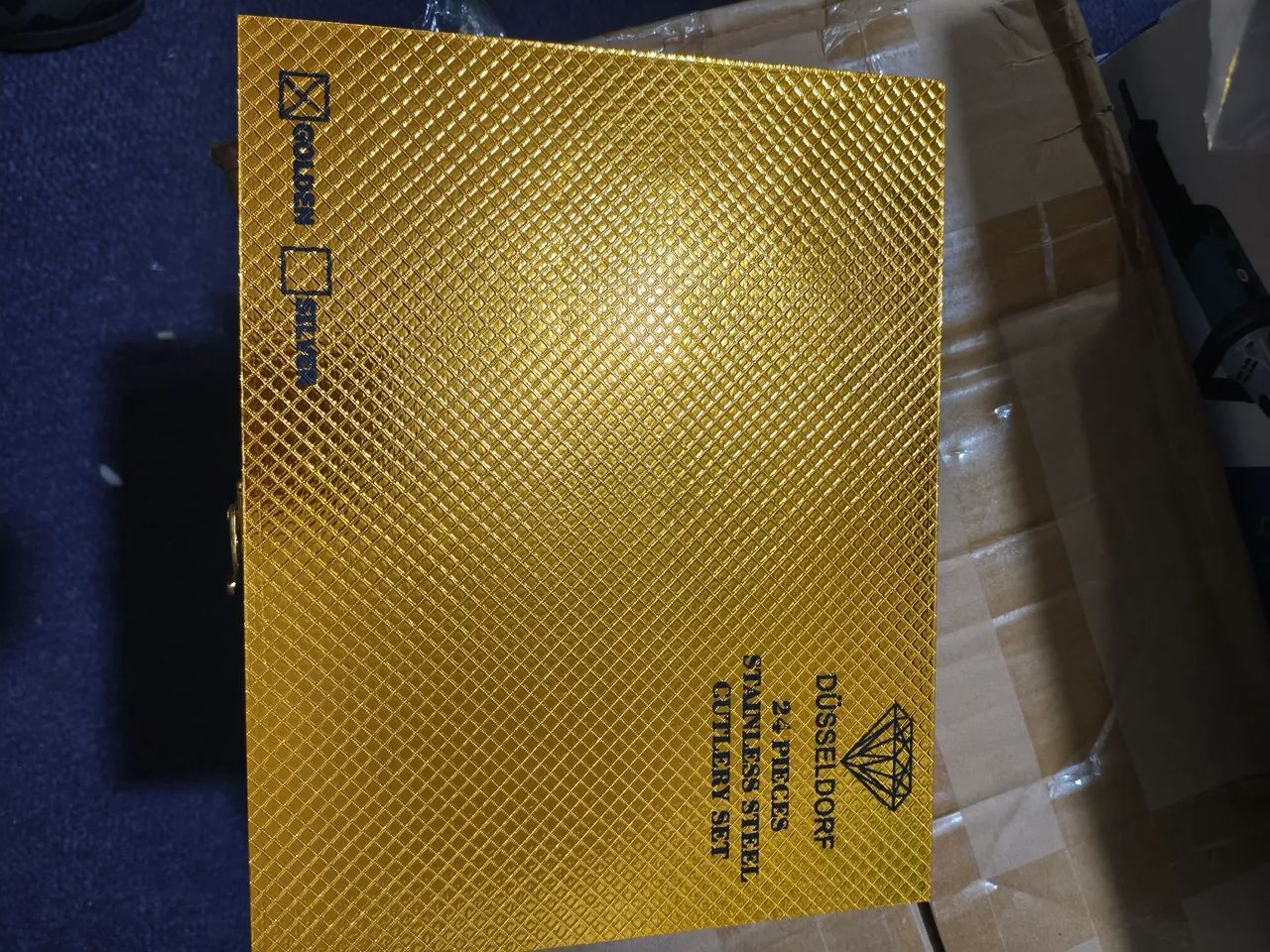 Conjunto de talheres dourado 24pcs linha Premium  - Foto 5