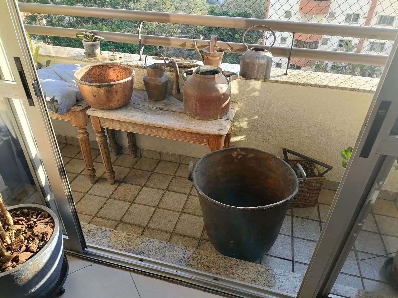Peças de decoração antigas em cobre  - Foto 5