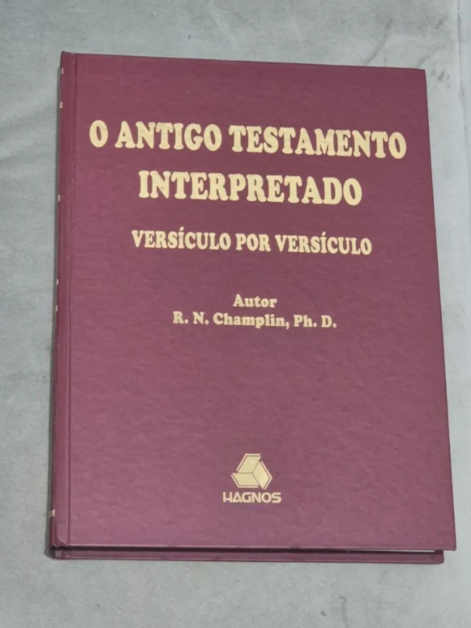 Antigo Testamento Interpretado versículo por versículo hagnos 7 volumes champlin