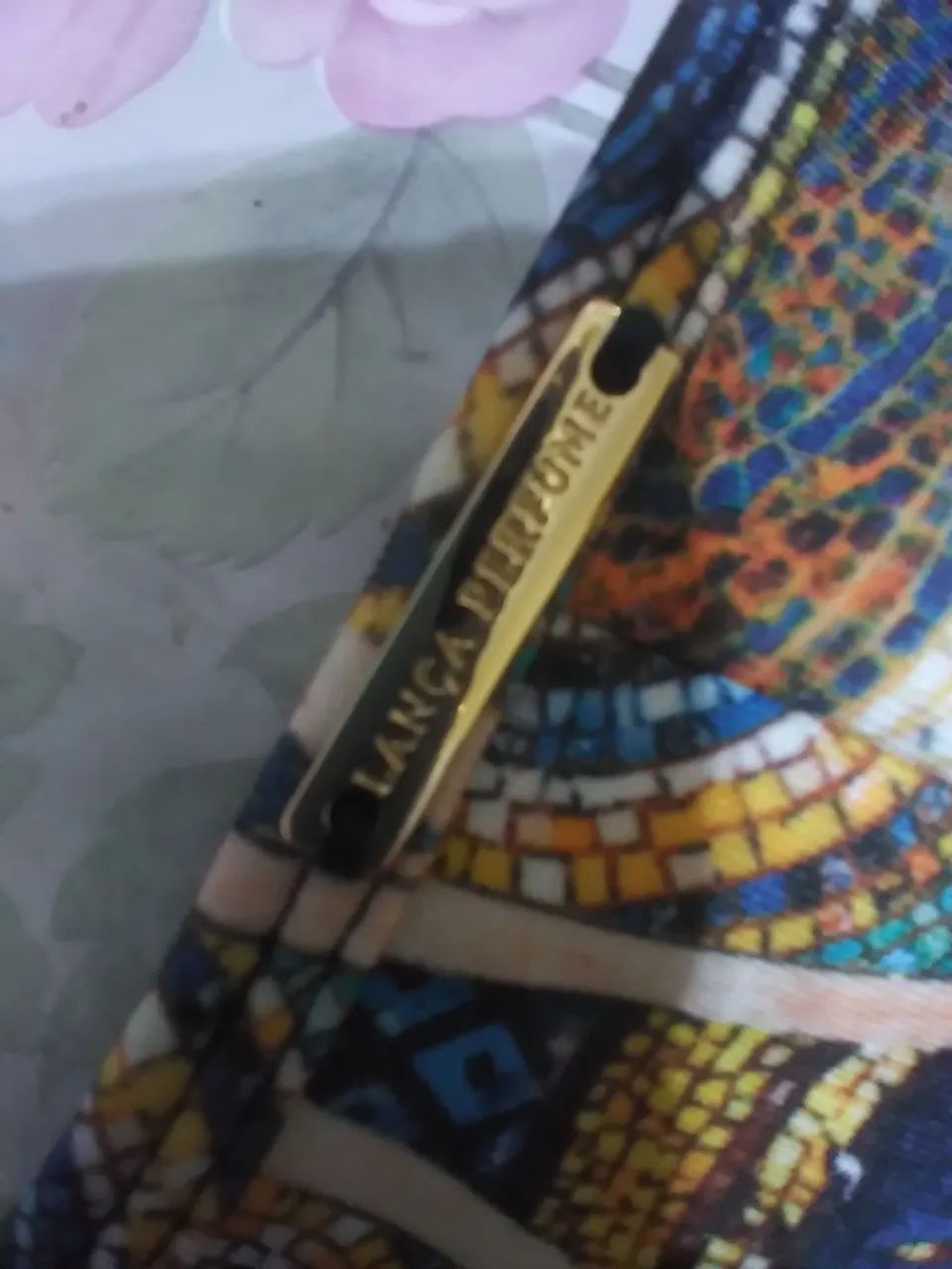 Vestido estampado tamanho P.Lança Perfume  - Foto 3