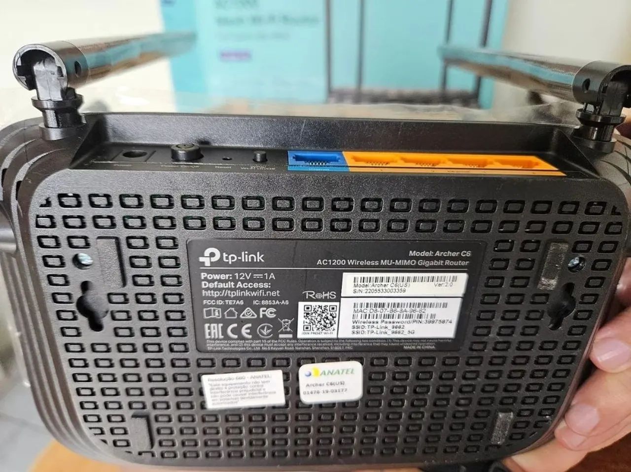Roteador Mesh Wi-Fi TP-Link AC1200 Archer C6 - Foto 4