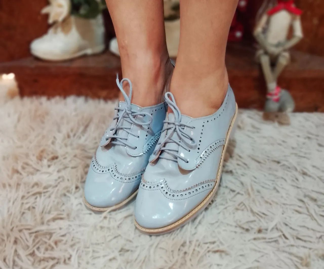 Oxford Azul Bebê - Conforto e Estilo N°37