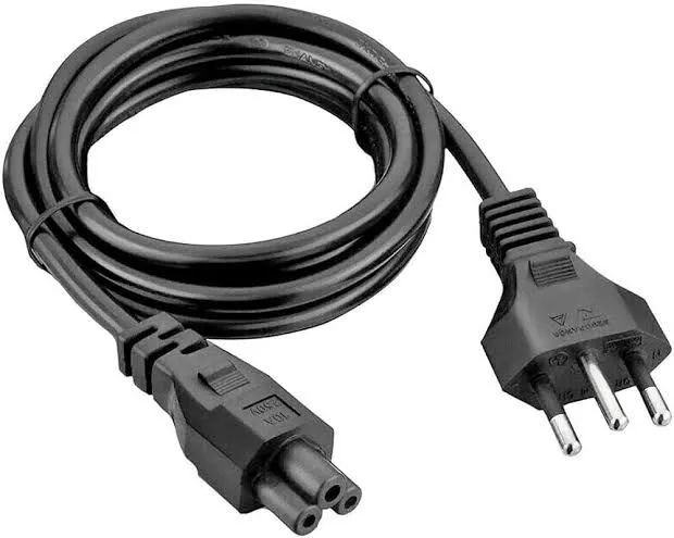 Cabo de força para Notebooks e TVs - 1,5 metros - R$20,00 - Foto 2