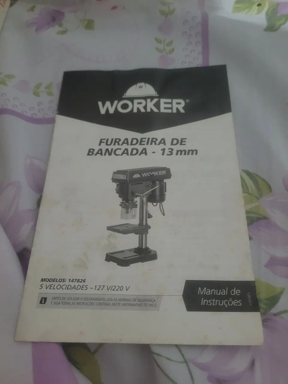 Maquina de fura de bancada nova 64292884265089120