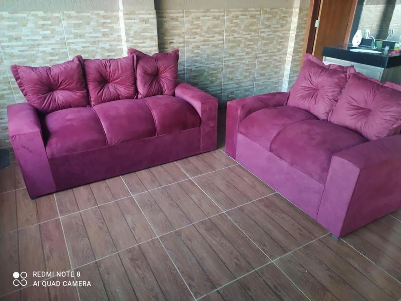 Sofá 2 e 3 lugares Novos direto da fábrica  - Foto 3
