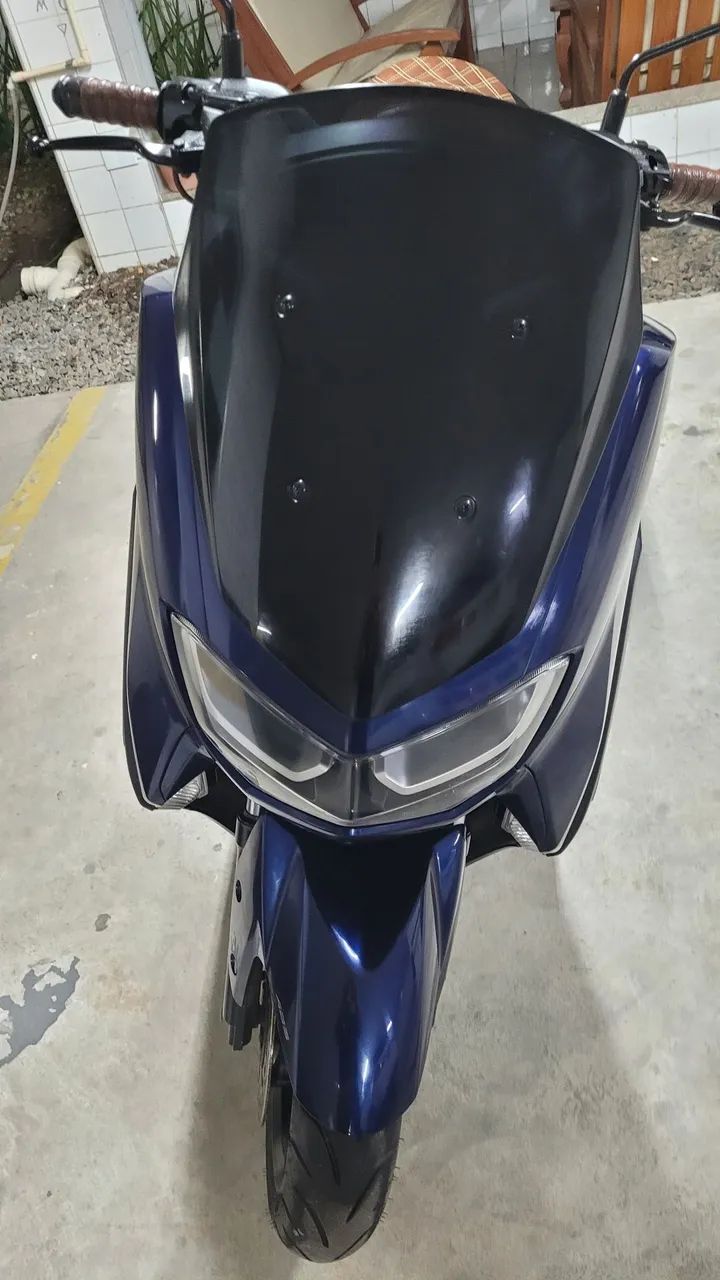 NMAX AZUL BANCO COURO GV SEMINOVA 3750 KM ÚNICA NO MERCADO  - Foto 9