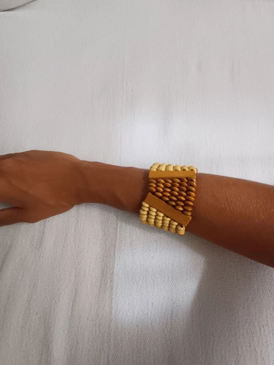 Pulseira de Madeira Artesanal