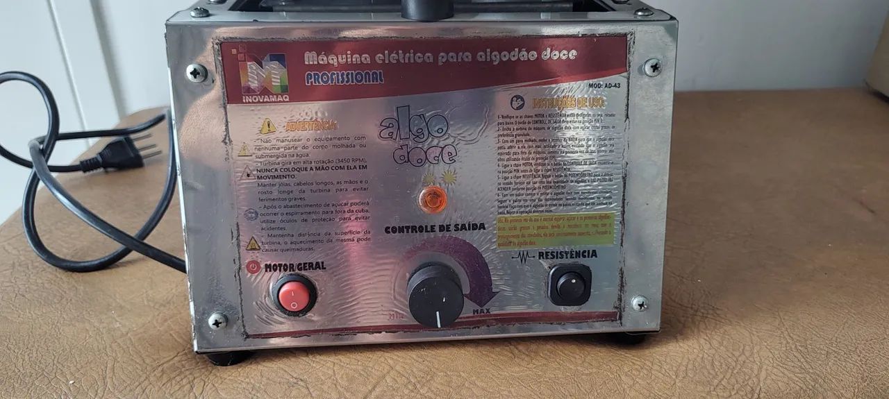 Máquina de Algodão Doce Inovamaq - Foto 3