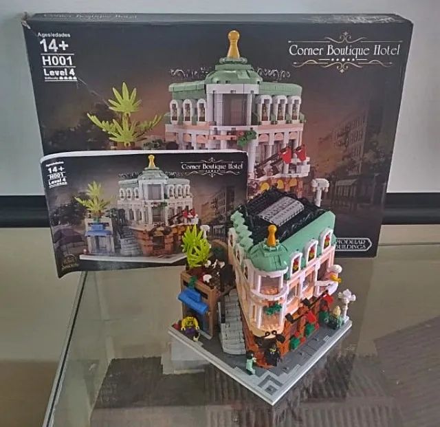 Mini-Mini Bloco de montar Hotel Boutique Modular Building - Foto 5