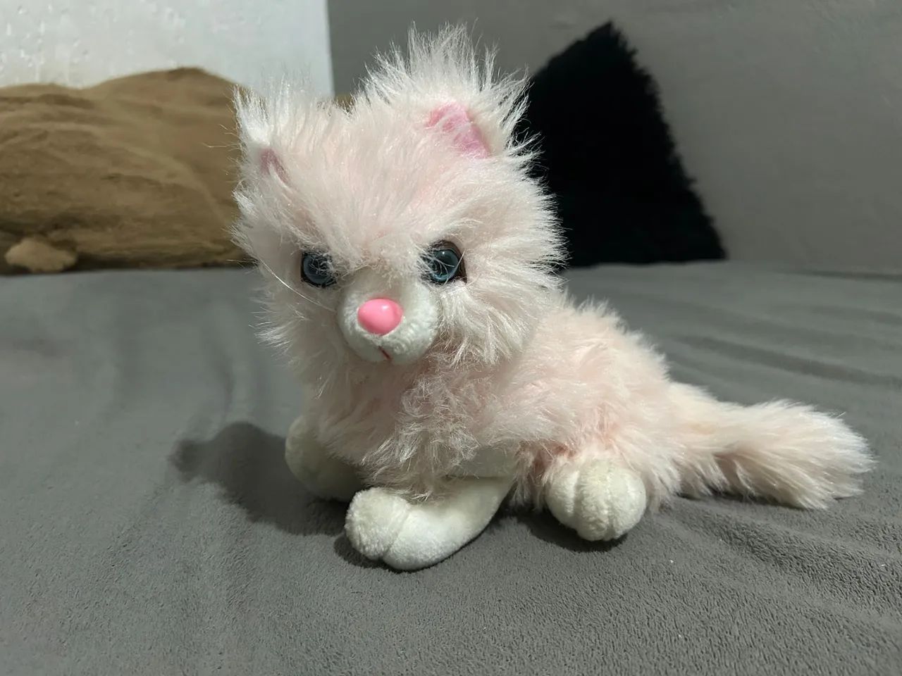 Gatinha de Pelúcia Rosa