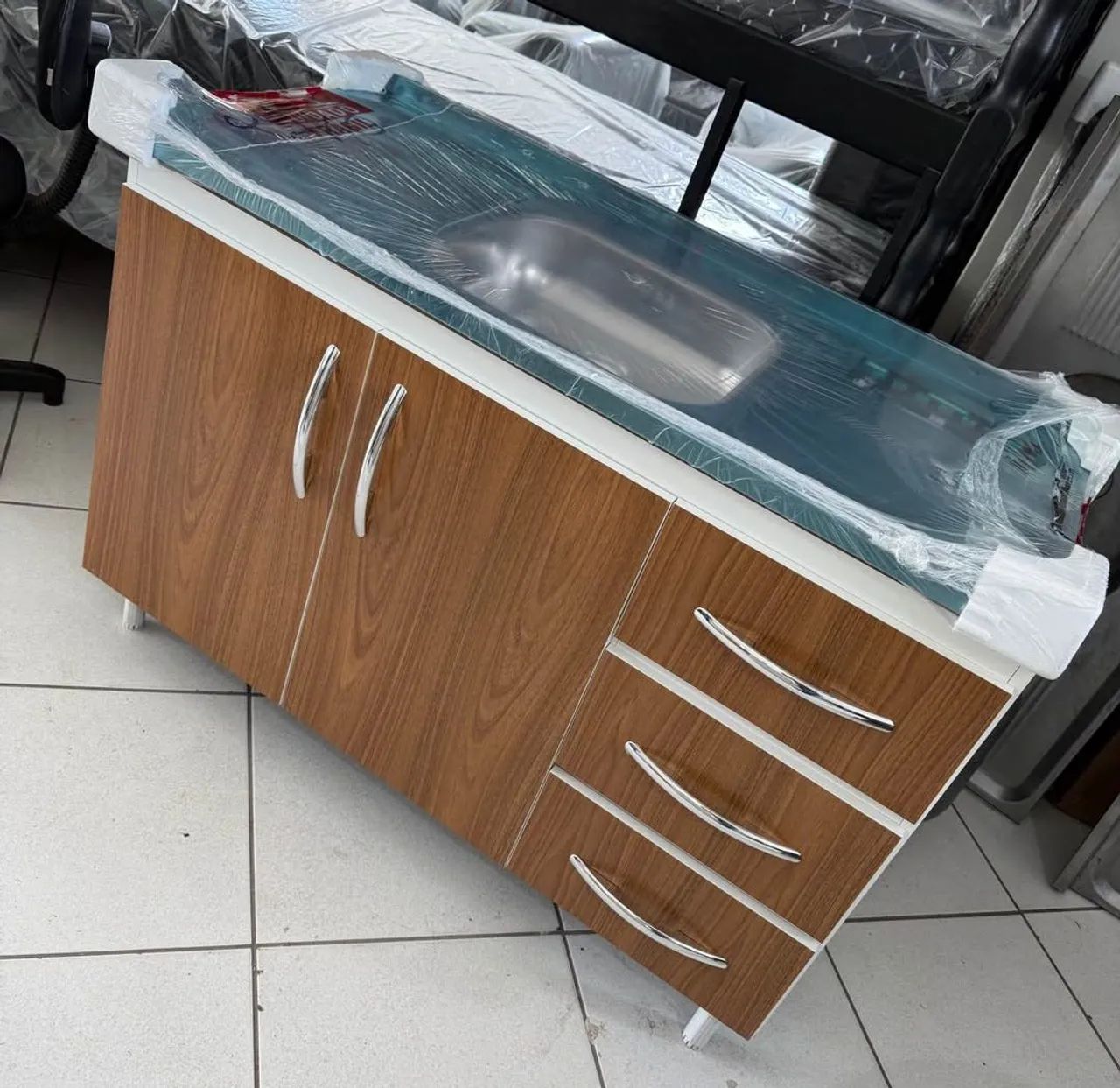 Pia completa novo MDF 