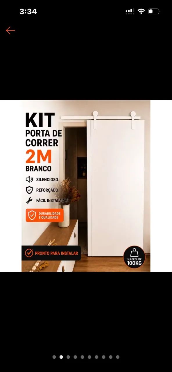 Kit porta de correr - Foto 2