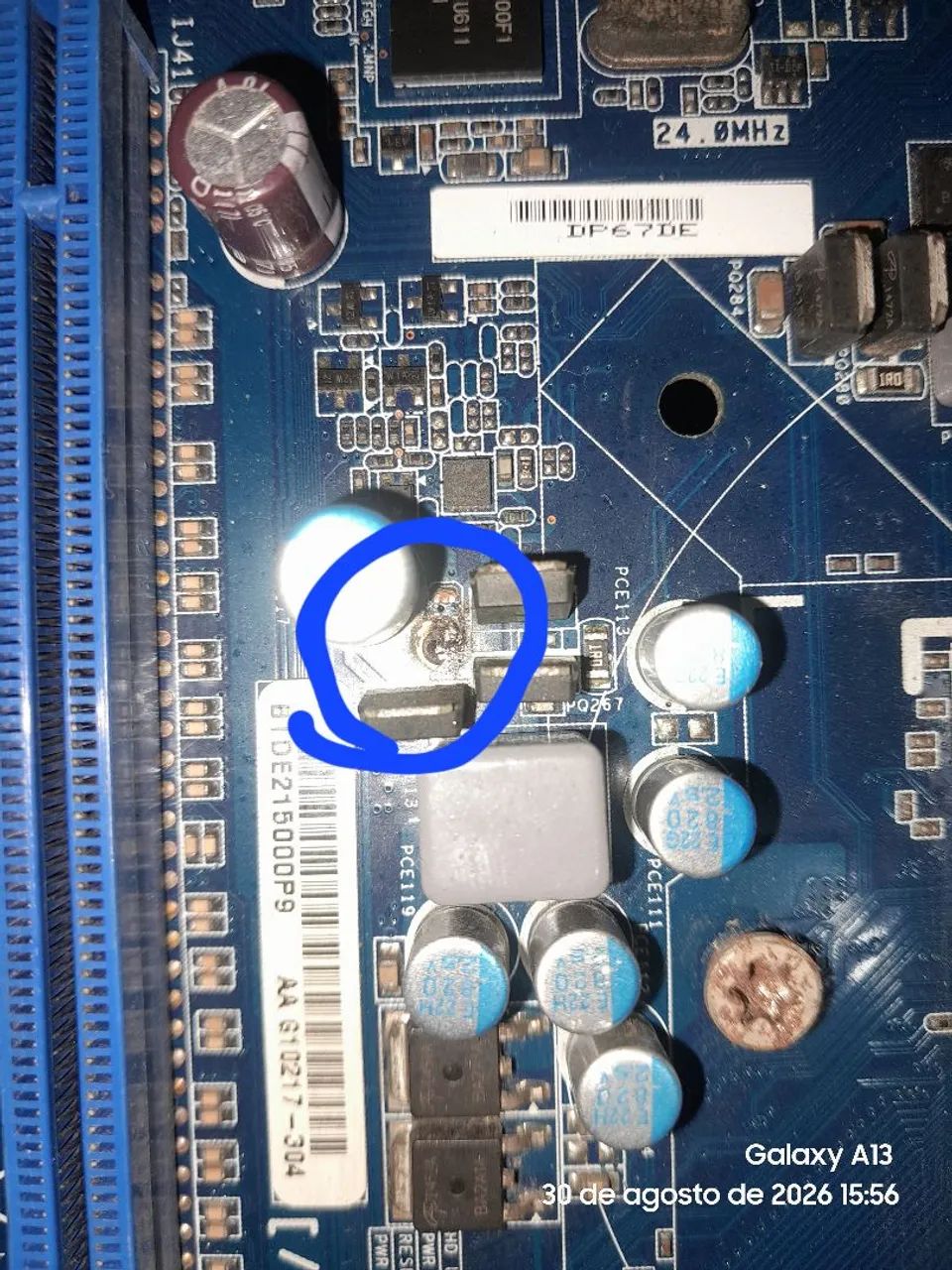 Placa mae intel 2 e 3 ger (defeito) - Foto 3