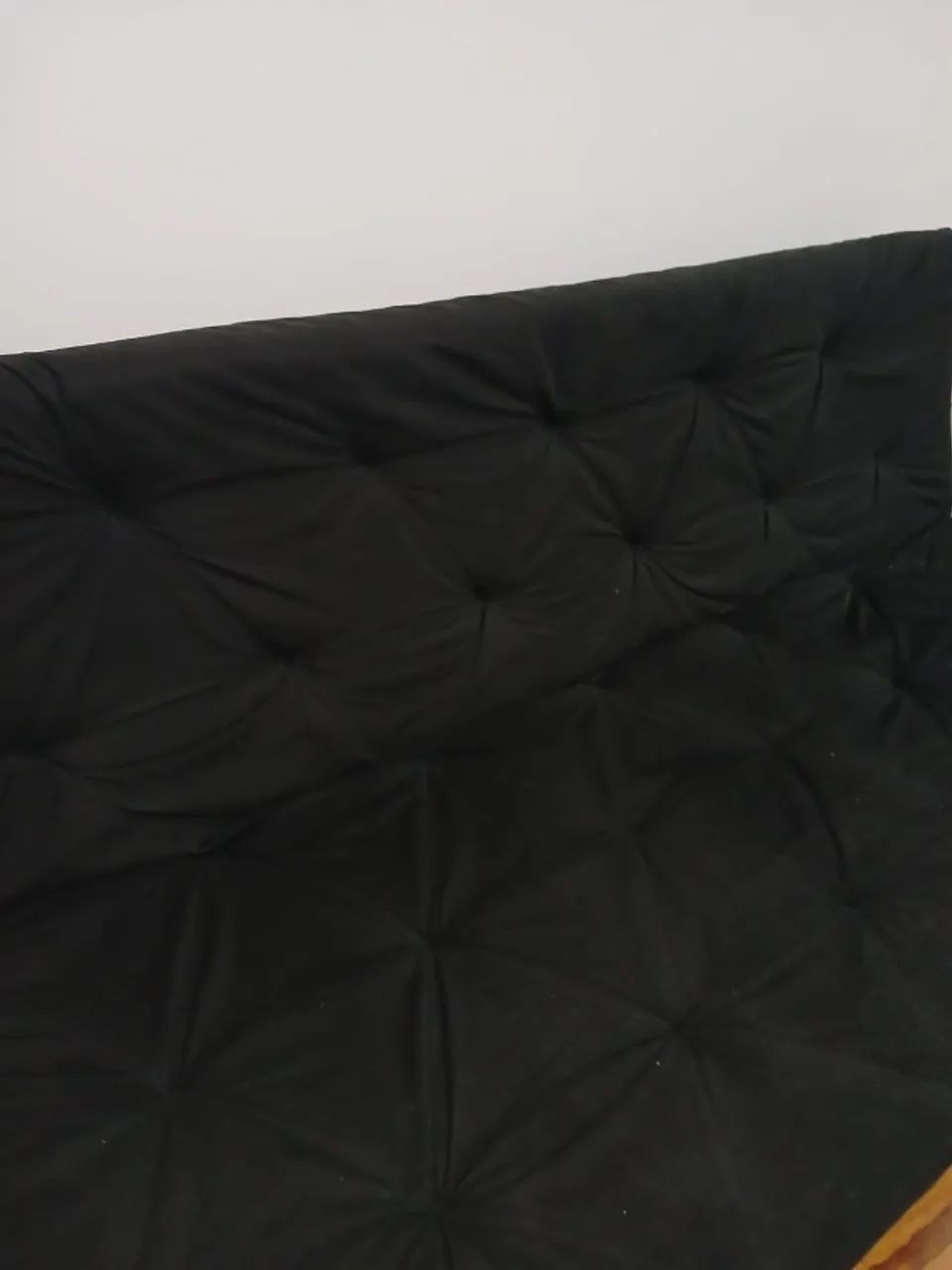 Sofá Cama Preto - 3 Lugares - Foto 4