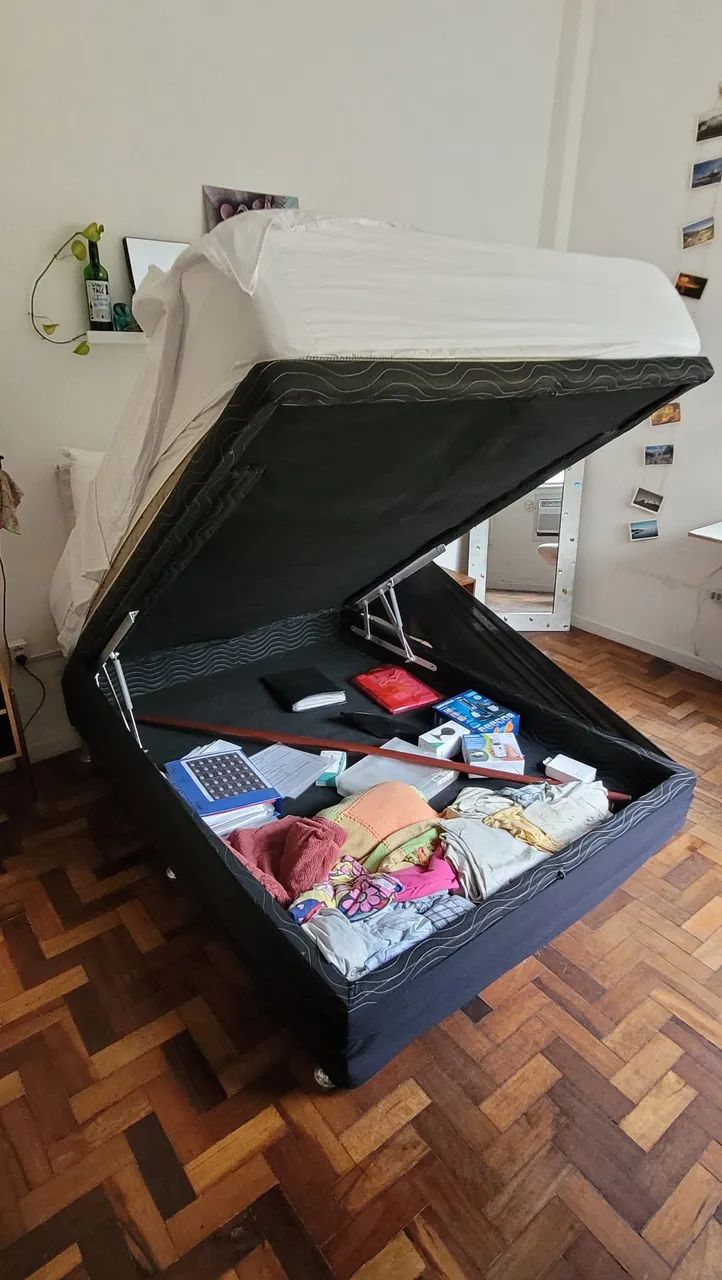 Cama Casal Box Baú - Foto 4