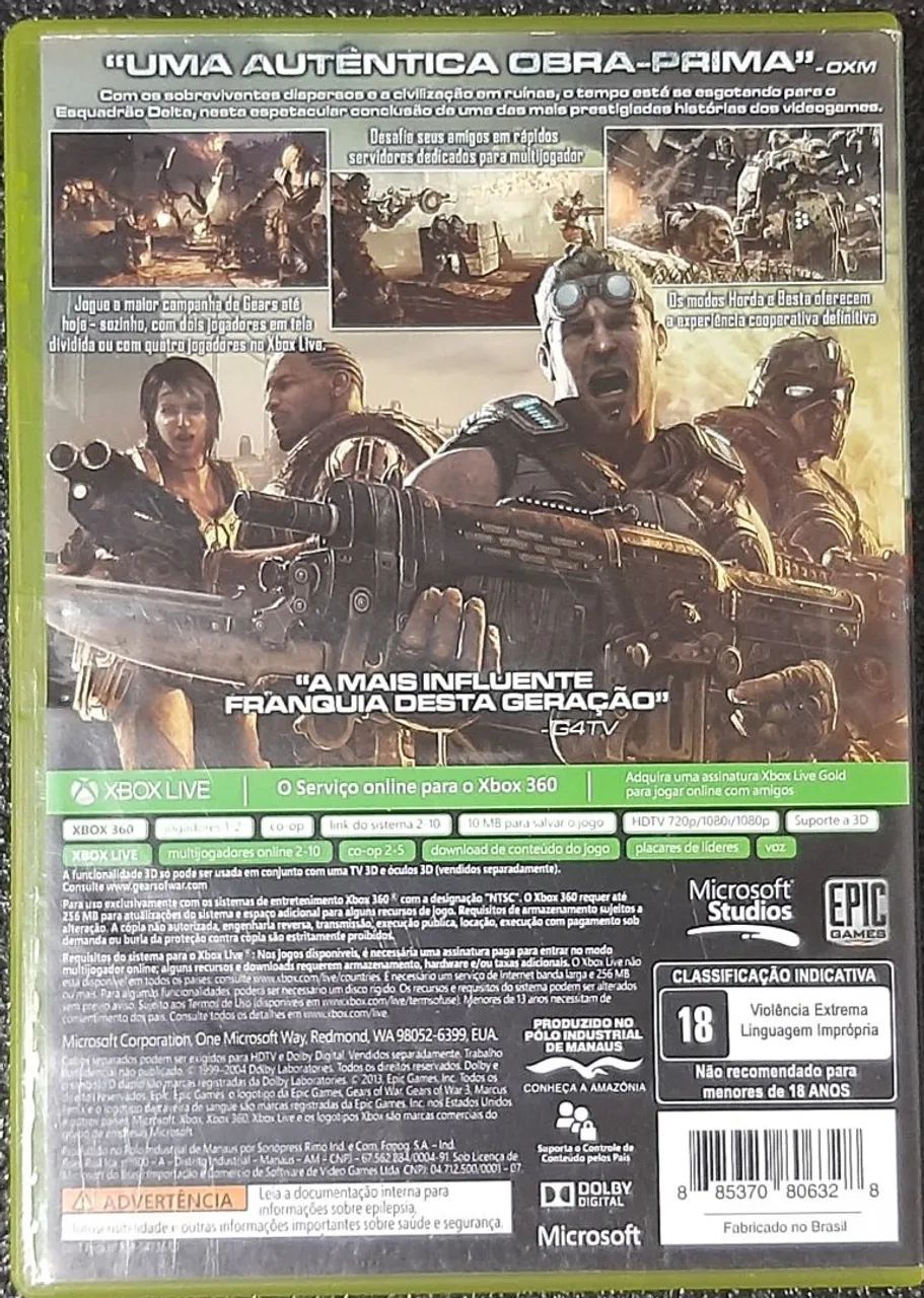 Gears of war 3 xbox 360 - Foto 4