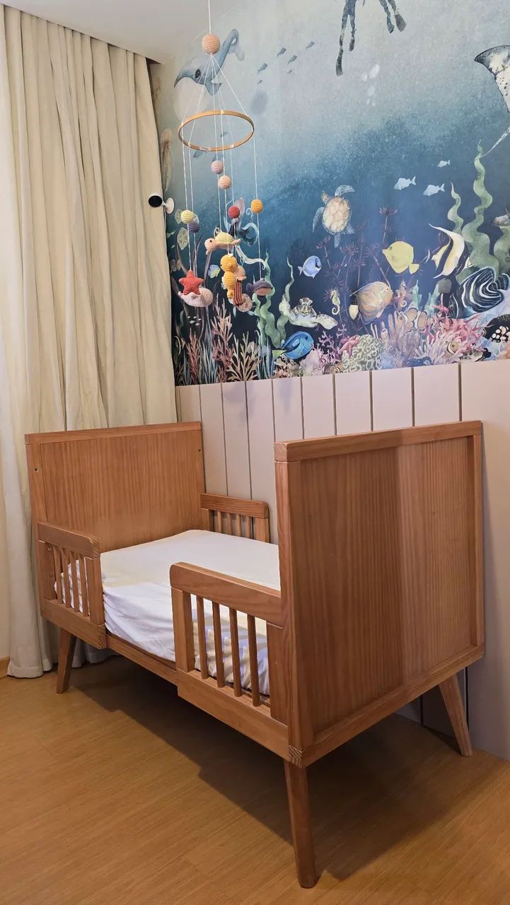 Berço Retrô Tulipa Baby - berço e cama - Foto 6