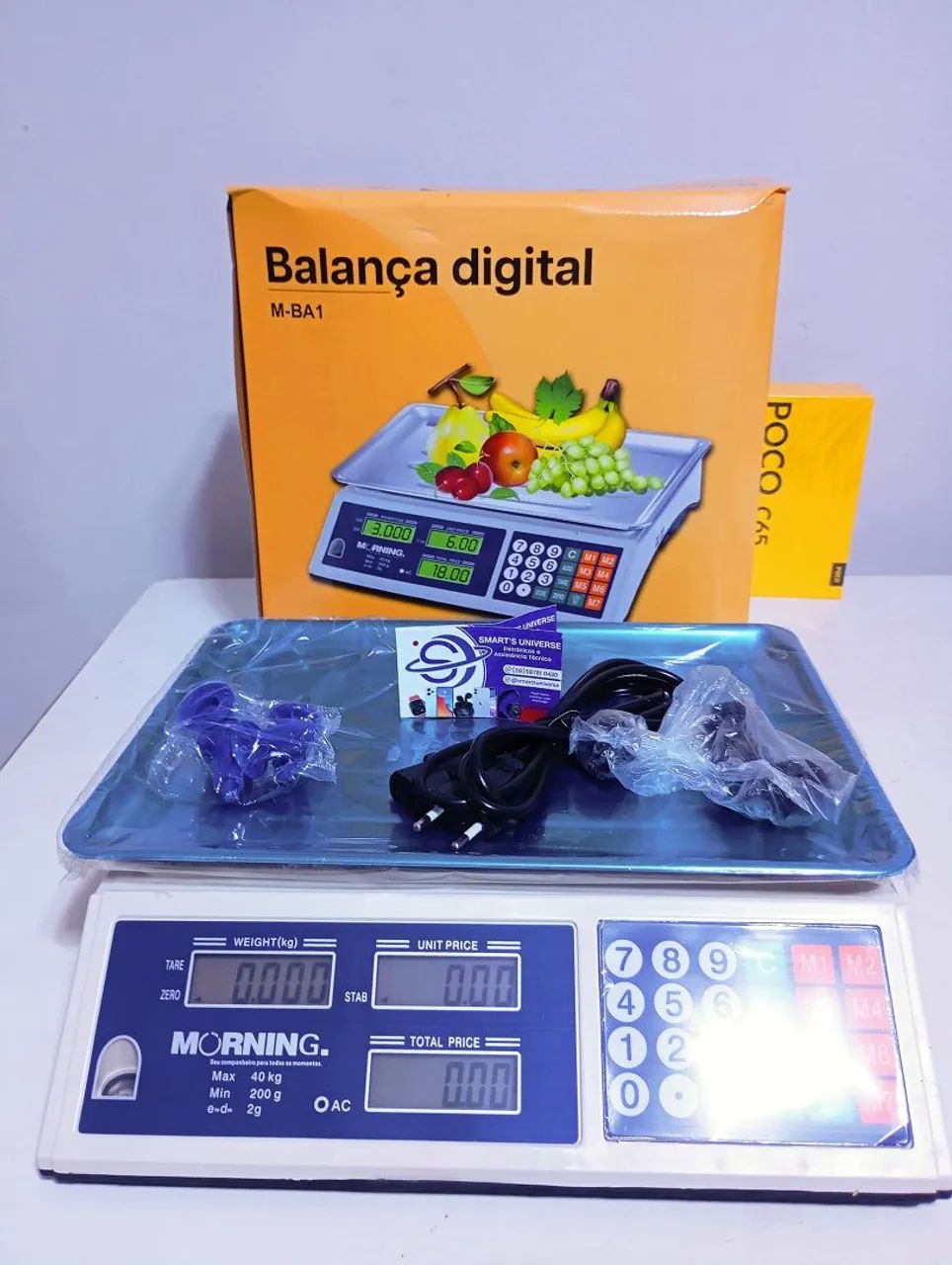 Balança Digital com Garantia Prática e Recarregável 