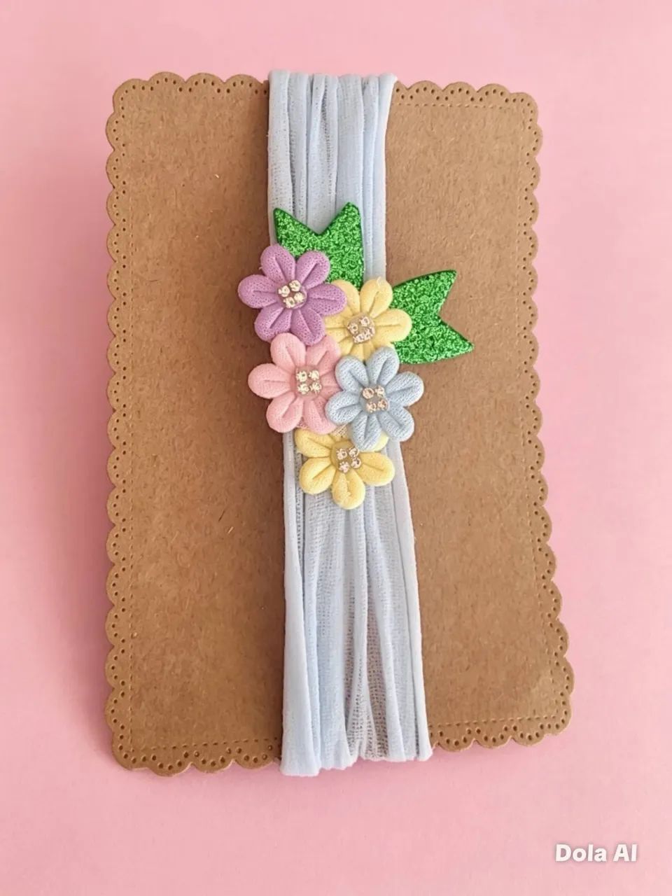 Faixa para cabelo de bebê 