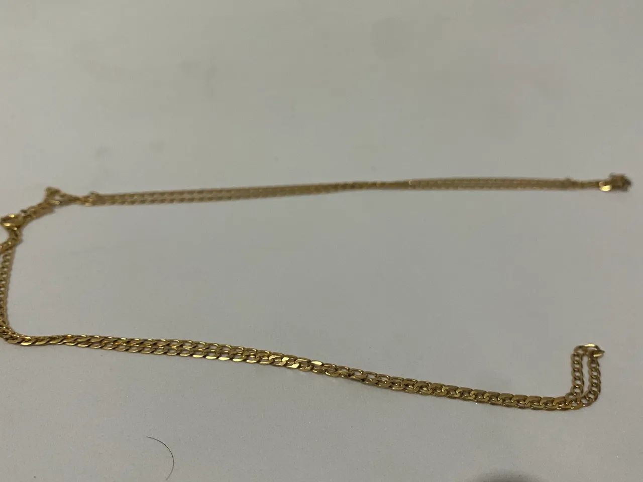 CORRENTE BANHADA A OURO ROMANEL  - Foto 4