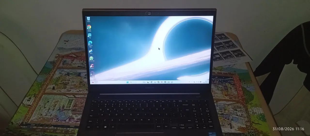 Notebook Book Celeron 6305 4gb Ram Samsung cor prateado  - Foto 3