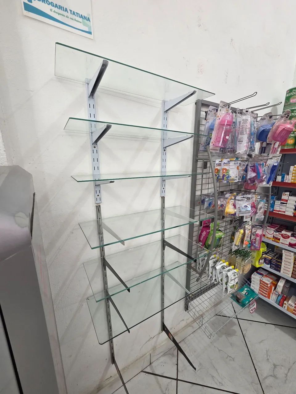 Prateleiras de vidros para comércio e lojas - Foto 5
