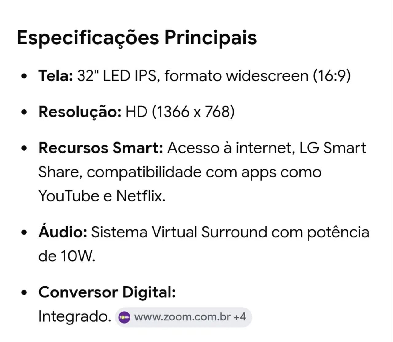 Smartv LG 32" com defeito  - Foto 2