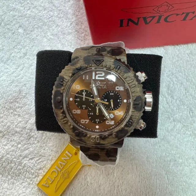 Relogio Invicta Pro Diver 48260 Aqua-plating Marrom - Foto 5