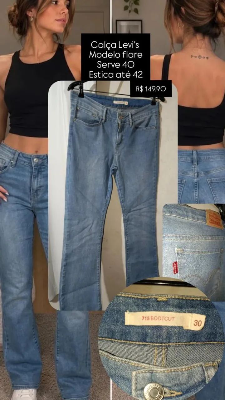 Calça Jeans Levi's flare 