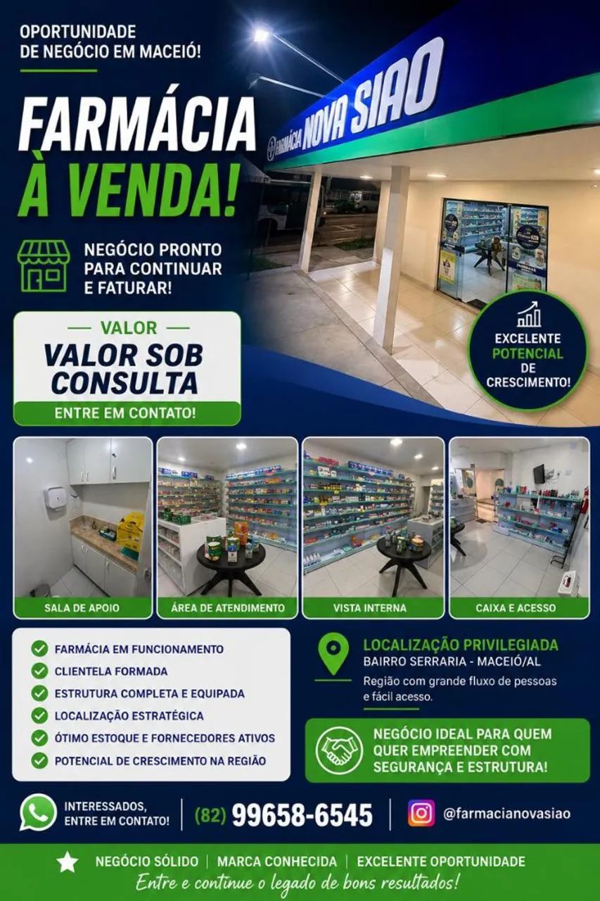 Vendo farmácia 