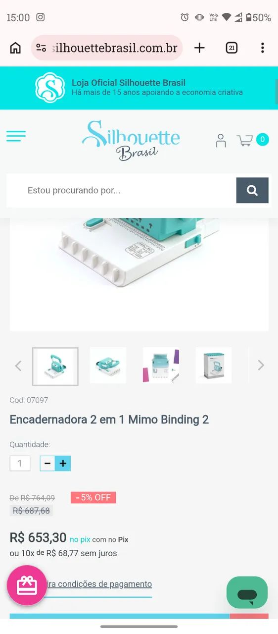 Encadernadora mimo binding 2 em 1 - Foto 5